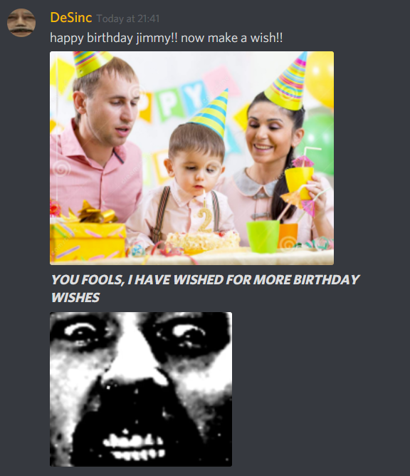 WISHED FOR MORE BIRTHDAY WISHES